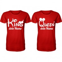 King und Queen T-Shirt selbst gestalten